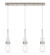 Downtown Urban LED Linear Pendant in Brushed Satin Nickel (405|123-452-1P-SN-G452-4CL)