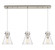 Downtown Urban Three Light Linear Pendant in Brushed Satin Nickel (405|123-410-1PS-SN-G411-8SDY)