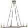 Beza LED Chandelier in Warm Iron and Antique Brass (268|RB 5008WI/AB-CG)