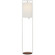 Zenz LED Floor Lamp in Polished Nickel and Walnut (268|RB 1130PN/W-L)