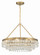 Calypso Six Light Chandelier in Vibrant Gold (60|237-VG)