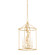 Adrienne Four Light Lantern in Vintage Gold Leaf (67|F1816-VGL)