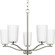 Adley Five Light Chandelier in Brushed Nickel (54|P400350-009)