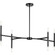 Arya Eight Light Linear Chandelier in Matte Black (54|P400338-31M)