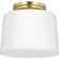 Adley One Light Flush Mount in Satin Brass (54|P350260-012)