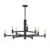 Emana Nine Light Chandelier in Black (16|21369BK)