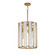 Miramar Three Light Foyer Pendant in Capiz / Natural Aged Brass (16|12802CZNAB)