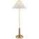 Ippolito One Light Table Lamp in Antique Brass/Natural (142|6000-0874)