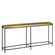 Tanay Console Table in Antique Brass/Graphite/Black (142|4000-0150)