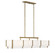 Orleans Eight Light Linear Chandelier in Distressed Gold (51|1-2332-8-60)