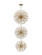 Vera 74 Light Chandelier in Satin Gold (173|2500G44L3SG)