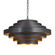 Agostina Eight Light Chandelier in Matte Black (374|H23104-8)