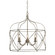 Selah Six Light Chandelier in Washed Gray (374|H23103-6)