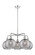 Downtown Urban Five Light Chandelier in Polished Chrome (405|516-5CR-PC-G1213-8SM)