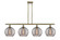 Ballston Four Light Island Pendant in Antique Brass (405|516-4I-AB-G1213-10SM)