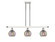 Ballston Three Light Island Pendant in White Polished Chrome (405|516-3I-WPC-G1213-6SM)