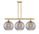 Ballston Three Light Island Pendant in Satin Gold (405|516-3I-SG-G1213-12SM)