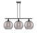 Ballston Three Light Island Pendant in Matte Black (405|516-3I-BK-G1213-12SM)