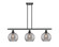 Ballston Three Light Island Pendant in Matte Black (405|516-3I-BK-G1213-8SM)