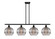 Ballston Four Light Island Pendant in Matte Black (405|516-4I-BK-G556-10SM)