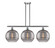 Ballston Three Light Island Pendant in Brushed Satin Nickel (405|516-3I-SN-G556-12SM)