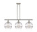 Ballston Three Light Island Pendant in Polished Nickel (405|516-3I-PN-G556-10CL)