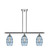 Ballston Three Light Island Pendant in Polished Chrome (405|516-3I-PC-G557-6BL)