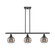 Ballston Three Light Island Pendant in Oil Rubbed Bronze (405|516-3I-OB-G556-6SM)