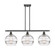 Ballston Three Light Island Pendant in Oil Rubbed Bronze (405|516-3I-OB-G556-10CL)