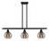 Ballston Three Light Island Pendant in Matte Black (405|516-3I-BK-G556-6SM)