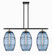 Ballston Three Light Island Pendant in Black Antique Brass (405|516-3I-BAB-G557-10BL)