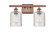 Ballston Two Light Bath Vanity in Antique Copper (405|516-2W-AC-G112C-5CL)