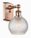 Ballston One Light Wall Sconce in Antique Copper (405|516-1W-AC-G122C-6CL)