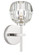 Parisian One Light Wall Sconce in Polished Nickel (360|WS70033-1-PN)