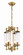 Regis Four Light Pendant in Aged Brass (360|P30070-4-AGB)