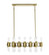 Pillar 24 Light Chandelier in Aged Brass (360|CD10367-24-AGB)