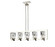 Horizon Five Light Chandelier in Polished Nickel (360|CD10345-5-PN)