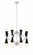 Crosby 16 Light Chandelier in Polished Nickel (360|CD10300-16-PN+MBK)