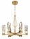 Gem LED Chandelier in Aged Brass (360|CD10252-LED-AGB)