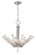 Gamma Six Light Chandelier in Silver Leaf (360|CD10147-6-SL)