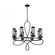 Kenosha Eight Light Chandelier in Rustic Black (360|CD10112-8-RCBK)