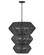 Luca LED Chandelier in Black (13|40388BLK)