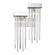 Waterfall Two Light Wall Sconce in Polished Nickel (360|WS70058-2-RHF-PN)