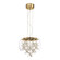Destiny LED Pendant in Aged Brass (360|P30110-LED-AGB)
