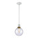 Zigrina One Light Pendant in Matte White (360|P11706-E26-MW-K-AGB-G11)