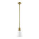Zigrina LED Pendant in Aged Brass (360|P11701-LED-AGB-G16)