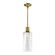 Zigrina LED Pendant in Aged Brass (360|P11701-LED-AGB-G14)