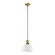Zigrina LED Pendant in Aged Brass (360|P11701-LED-AGB-G12)