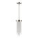 Waterfall One Light Mini Pendant in Polished Nickel (360|MP40048-1-PN)