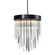 Waterfall 12 Light Chandelier in Satin Brushed Black (360|CD10423-12-SBB)